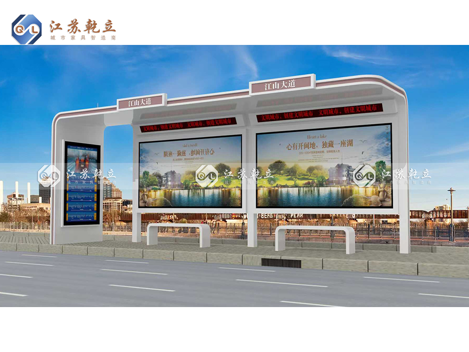 浙江候車亭發(fā)貨